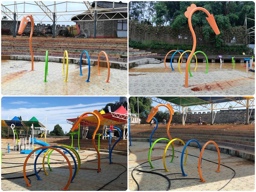 華夏龍戲水小品