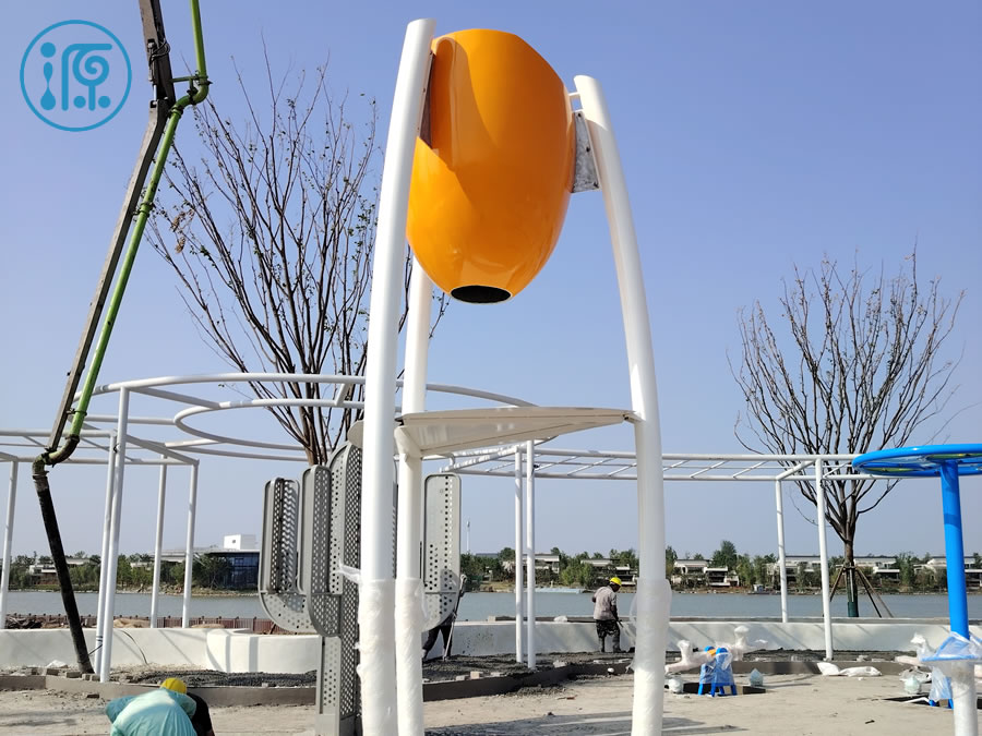 蛋形暴洪倒水桶|戲水小品