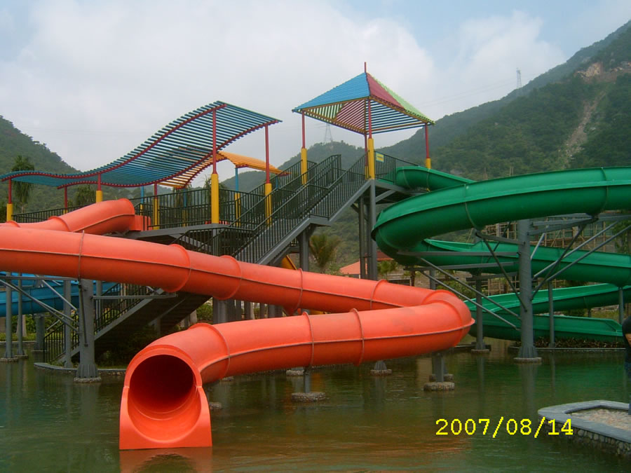 螺旋滑梯|大型水滑梯